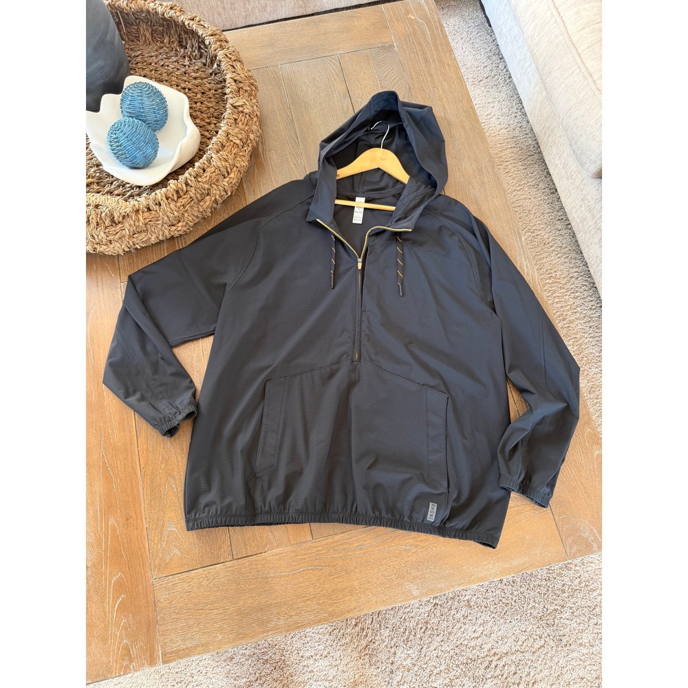 Rhone Men's Invictus Ripstop Anorak Halfzip Mens Black‎ XXL